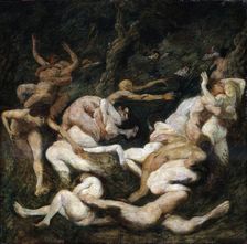 The Abduction of Women 20th century. Artist: Ludwig von Hofmann