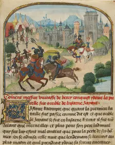 The Abduction of Ydoire, written 1463-1465; illuminated 1467-1472. Creators: Loyset Liedet, Pol Fruit