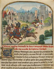 The Abduction of Ydoire, written 1463-1465; illuminated 1467-1472. Creators: Loyset Liedet, Pol Fruit
