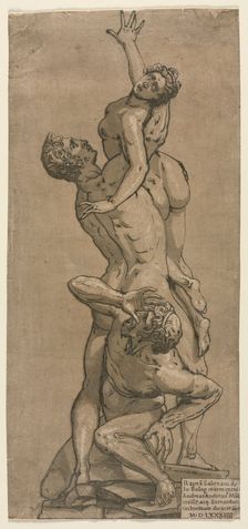 The Abduction of a Sabine Woman. Creator: Andrea Andreani (Italian, about 1558-1610)