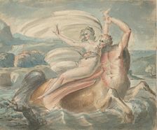 The Abduction of Deianira, 1770-80. Creator: William Hamilton