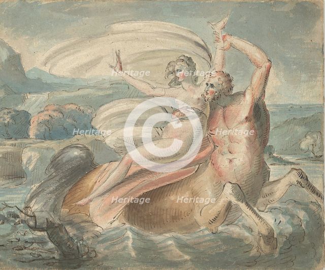 The Abduction of Deianira, 1770-80. Creator: William Hamilton.