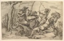 The Abduction of Dejanira. Creator: Battista Franco Veneziano