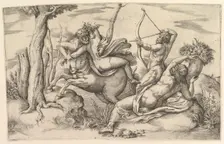 The Abduction of Dejanira. Creator: Battista Franco Veneziano
