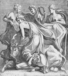 The Abduction of Europa, mid-16th century. Creator: Leon Davent