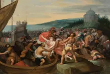 The Abduction of Helen, 17th century? Creator: Workshop of Frans Francken the Younger