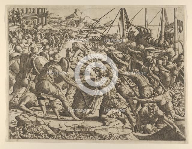 The Abduction of Helen, 1535-55. Creator: Jean Mignon.