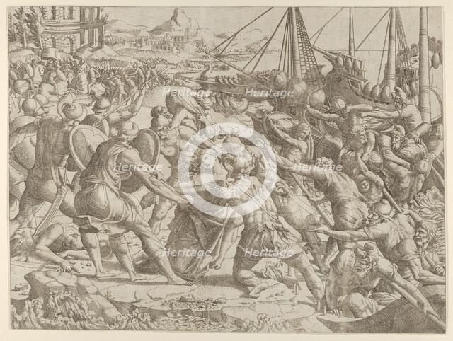 The Abduction of Helen, 1535-55. Creator: Jean Mignon.