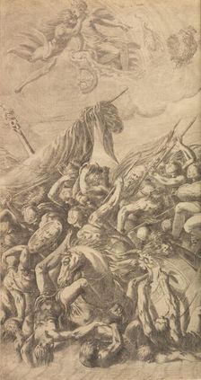 The Abduction of Helen, 1547. Creator: Andrea Schiavone