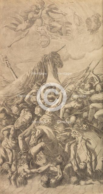 The Abduction of Helen, 1547. Creator: Andrea Schiavone.