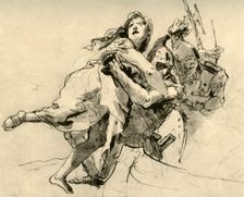 The Abduction of Helen (?) mid 18th century, (1928). Artist: Giovanni Battista Tiepolo