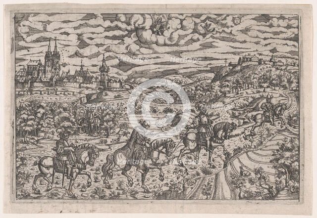 The Abduction of Hieronymus Paumgartner, ca. 1545. Creator: Mathias Zundt.