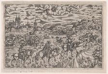 The Abduction of Hieronymus Paumgartner, ca. 1545. Creator: Mathias Zundt