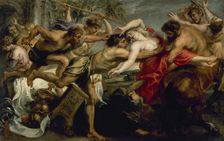 The Abduction of Hippodamia, or Lapiths and Centaurs, 1636-1637. Creator: Peter Paul Rubens