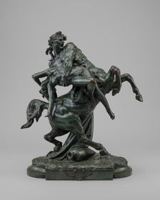 The Abduction of Hippodamia (L'Enlèvement d'Hippodamie), model 1877/1879, cast after 1877. Creators: Albert Ernest Carrier de Belleuse, Auguste Rodin