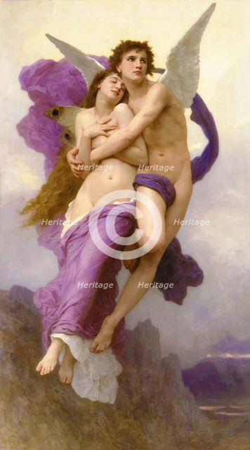The abduction of Psyche , 1895. Creator: Bouguereau, William-Adolphe (1825-1905).