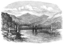 The Aberfeldy Branch of the Highland Railway: the Tummel Viaduct at Logierait, 1865. Creator: Unknown