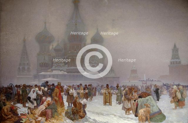 The Abolition of Serfdom in Russia, 1914. Artist: Mucha, Alfons Marie (1860-1939)