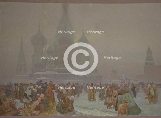 The Abolition of Serfdom in Russia (The cycle The Slav Epic), 1914. Creator: Mucha, Alfons Marie (1860-1939).