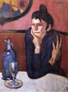 The Absinthe Drinker 1901. Artist: Pablo Picasso