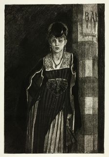 The Absinthe Drinker, n.d. Creator: Félicien Rops