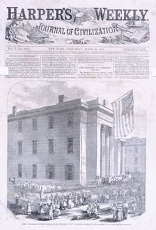 The "Abraham Lincoln school" for freedmen, New Orleans, Louisiana., 1866-04-21. Creator: Unknown