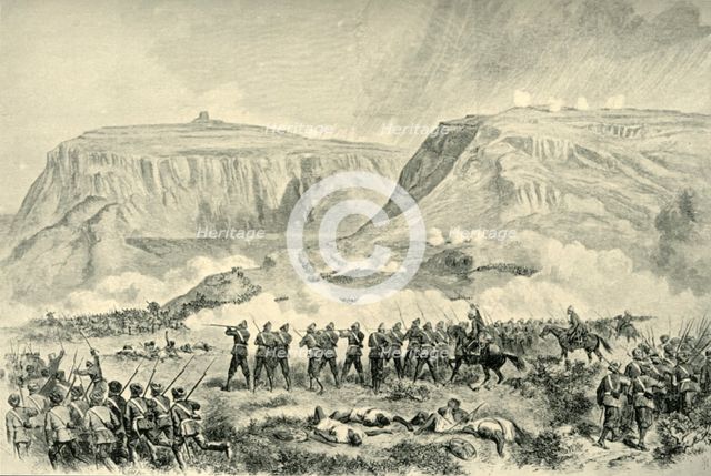 'The Abyssinia Expedition: The Battle of Arogee...on Good Friday, April 10, 1868', (1901) Creator: Unknown.