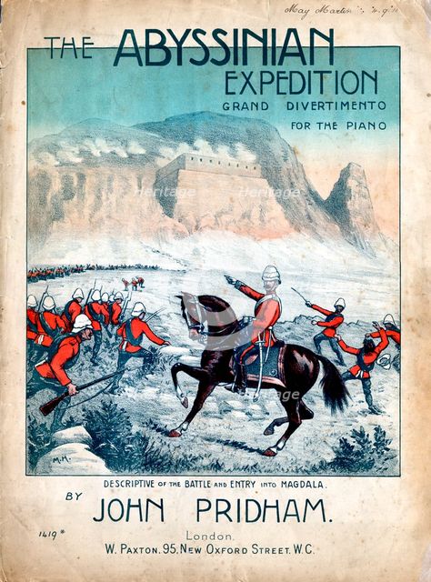 The Abyssinian Expedition, 1868. Artist: Unknown