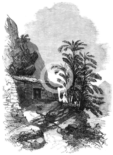 The Abyssinian Expedition: the church at Goun-Gouna, 1868. Creator: Unknown.