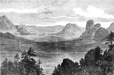 The Abyssinian Expedition: the British camp at Senafe on Christmas Day, 1868. Creator: Unknown