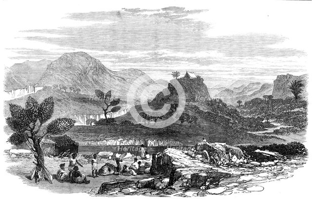 The Abyssinian Expedition: the Hot Springs of Ailet, 1868. Creator: Unknown.