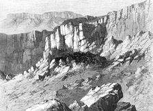 The Abyssinian Expedition: the place of execution of Theodore’s prisoners at Magdala, 1868. Creator: Unknown