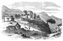 The Abyssinian Expedition: a sketch in the town of Adigerat, 1868. Creator: Unknown