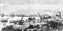 The Abyssinian Expedition: a sketch on the shore at Zulla, Annesley Bay, 1868. Creator: C. R.