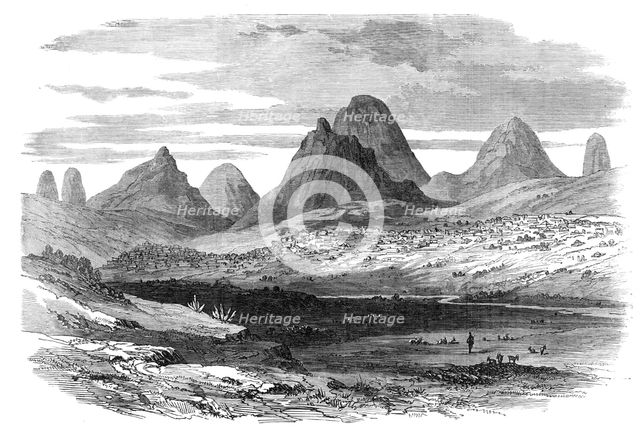 The Abyssinian Expedition: Adowa, from the road to Axum, 1868. Creator: Unknown.