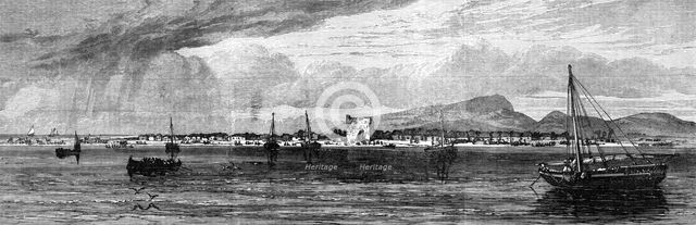 The Abyssinian Expedition: Berbereh, on the coast of Africa, opposite Aden, 1868. Creator: Unknown.
