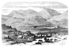 The Abyssinian Expedition: General Sir Robert Napier's camp at Adigerat, 1868. Creator: Unknown