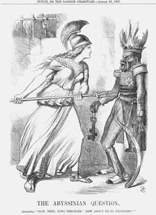 The Abyssinian Question 1867. Creator: John Tenniel