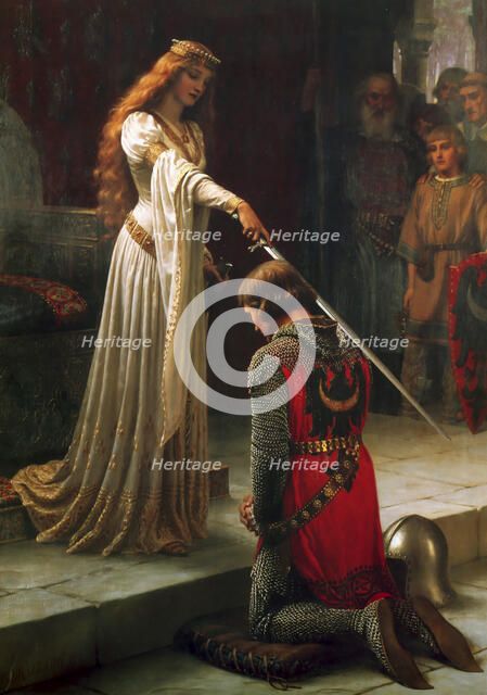 'The Accolade', 1901.  Artist: Edmund Blair Leighton