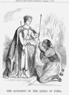 The Accession of the Queen of India 1858. Creator: Unknown