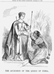 The Accession of the Queen of India 1858. Creator: Unknown