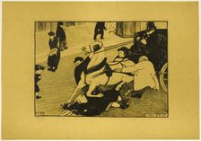 The Accident, 1893. Creator: Félix Vallotton