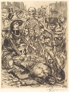 The Accident (L'accident), 1900. Creator: Paul Albert Besnard