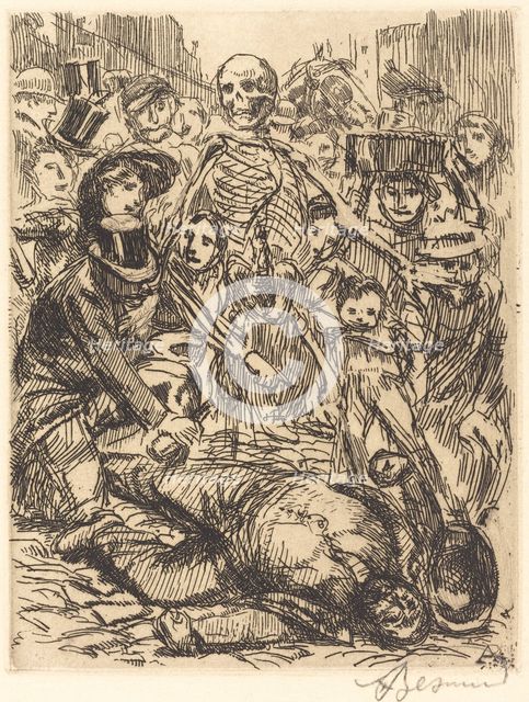 The Accident (L'accident), 1900. Creator: Paul Albert Besnard.