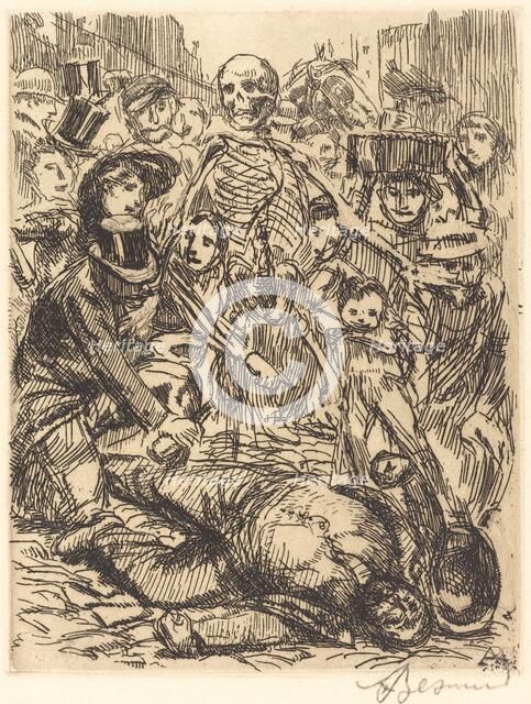 The Accident (L'accident), 1900. Creator: Paul Albert Besnard.
