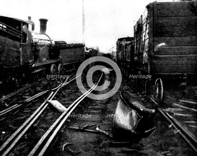 The accident to a Scotch Express, 1898. Creator: William Crooke.
