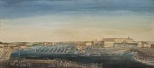 The Acclamation of King Carl XIV Johan of Sweden, 1818. Creator: Axel Fredrik Cederholm