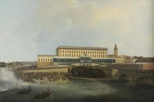 The Acclamation of King Carl XIV Johan of Sweden in 1818. Creator: Karl Stefan Bennet