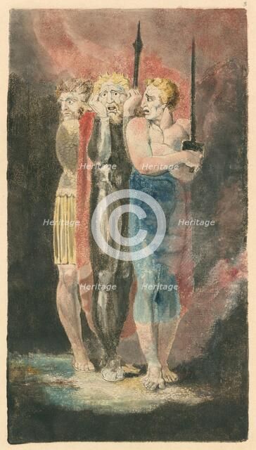 The Accusers of Theft, Adultery, Murder (War), c. 1794/1796. Creator: William Blake.