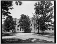 The Academic building, M.M.A., Orchard Lake, Michigan, between 1890 and 1901. Creator: Unknown